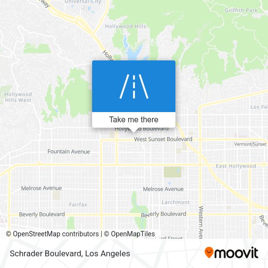 Schrader Boulevard map