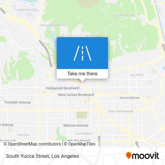 Mapa de South Yucca Street