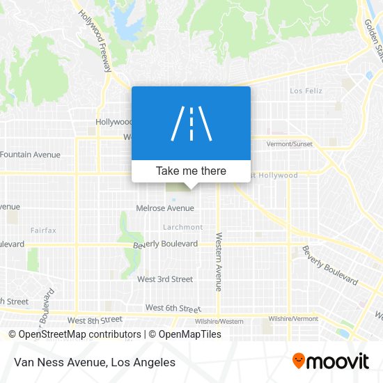 Mapa de Van Ness Avenue