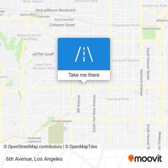 Mapa de 6th Avenue