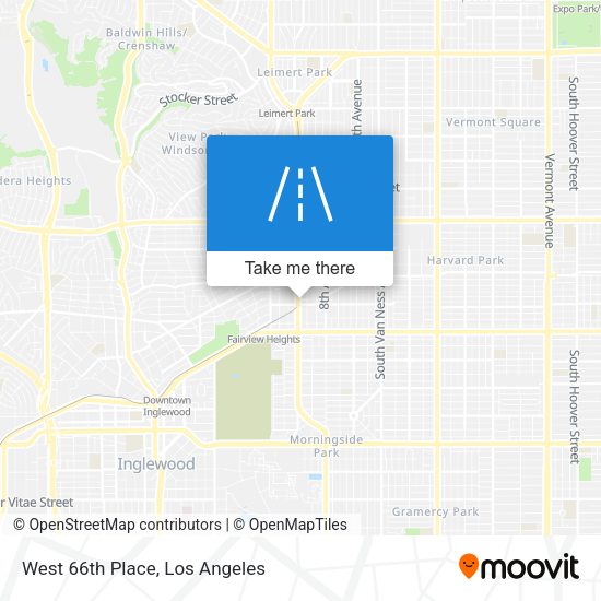 Mapa de West 66th Place