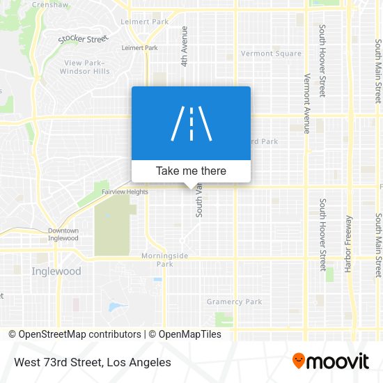 Mapa de West 73rd Street