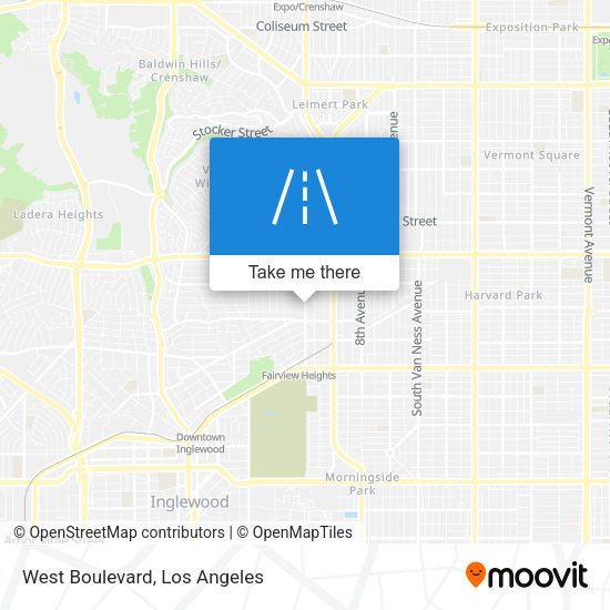 Mapa de West Boulevard