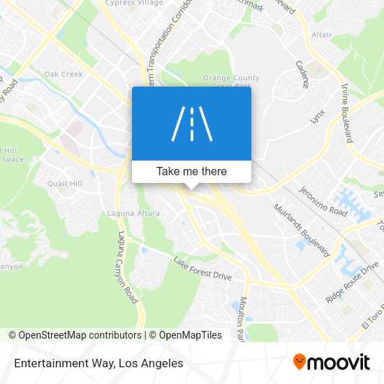 Entertainment Way map