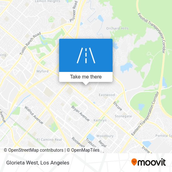 Mapa de Glorieta West