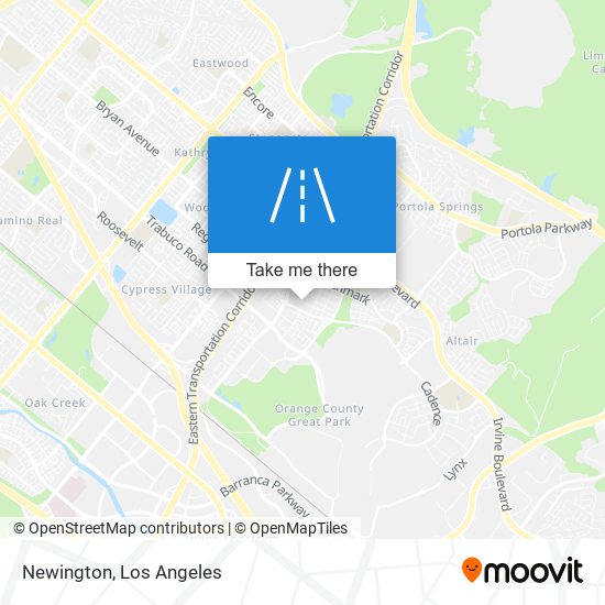 Mapa de Newington
