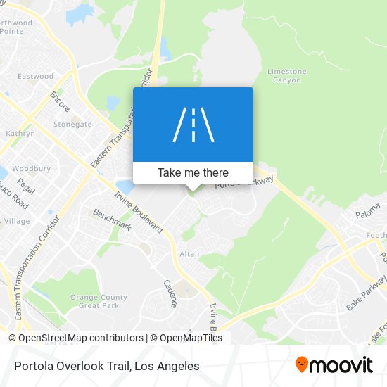 Mapa de Portola Overlook Trail