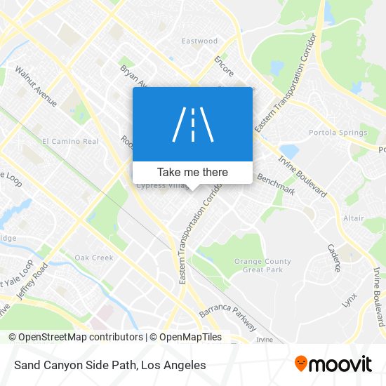 Mapa de Sand Canyon Side Path