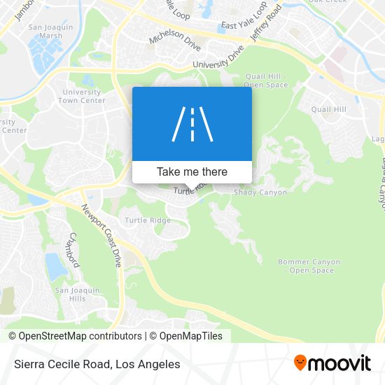 Sierra Cecile Road map
