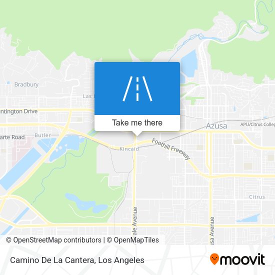 Camino De La Cantera map