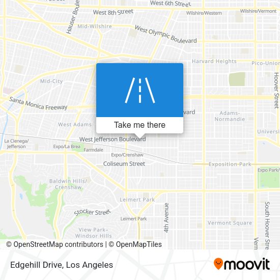 Mapa de Edgehill Drive
