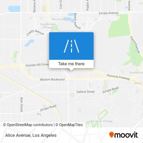 Mapa de Alice Avenue