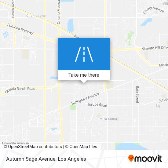 Autumn Sage Avenue map