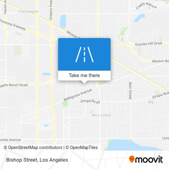 Mapa de Bishop Street
