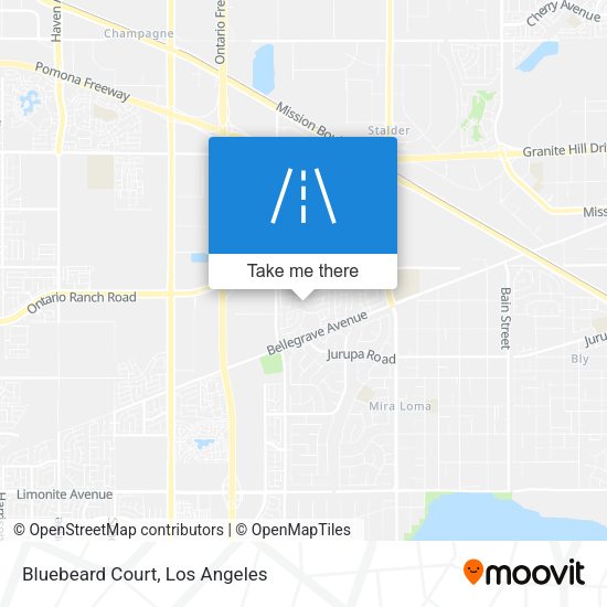 Bluebeard Court map
