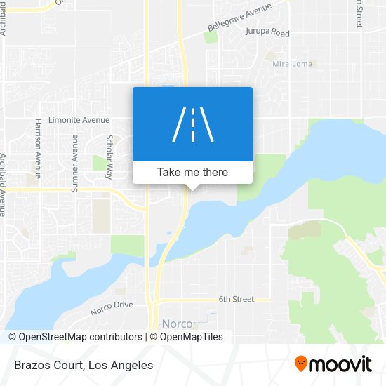 Mapa de Brazos Court