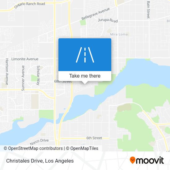 Christales Drive map