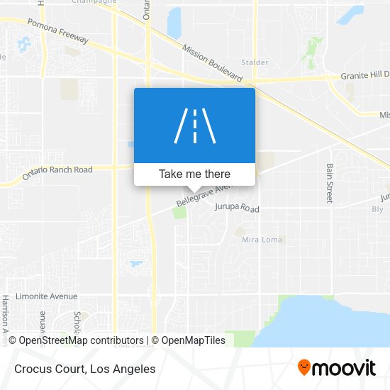 Crocus Court map