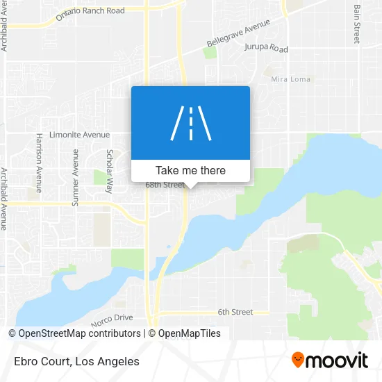 Ebro Court map