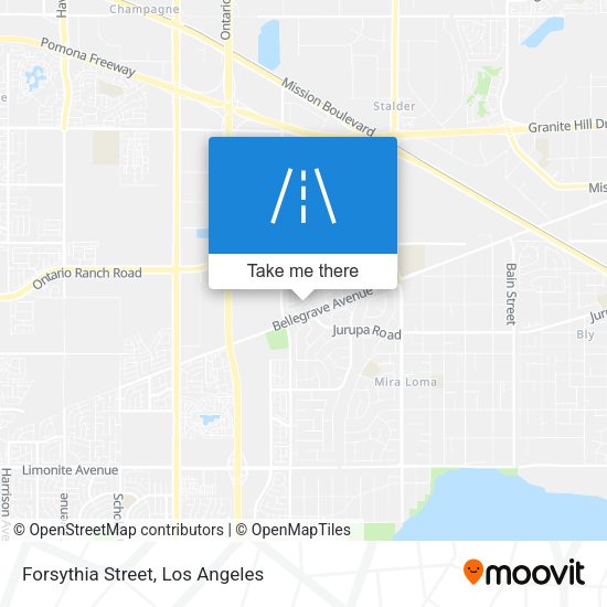 Forsythia Street map