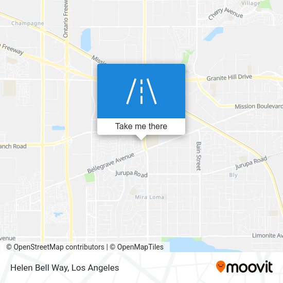 Mapa de Helen Bell Way