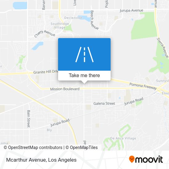 Mcarthur Avenue map