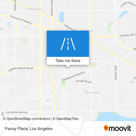 Mapa de Pansy Place