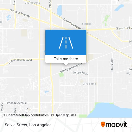 Mapa de Salvia Street