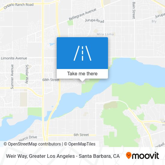 Mapa de Weir Way