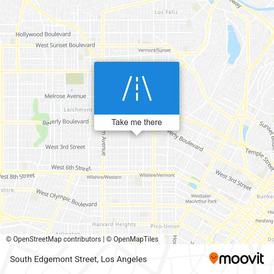 South Edgemont Street map