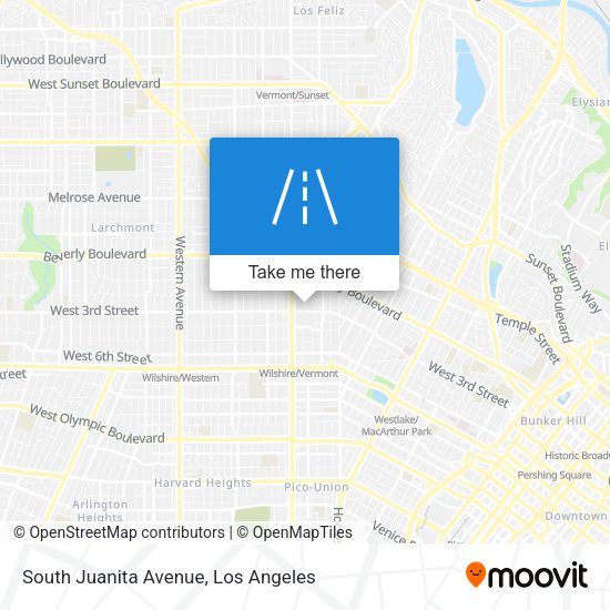 Mapa de South Juanita Avenue