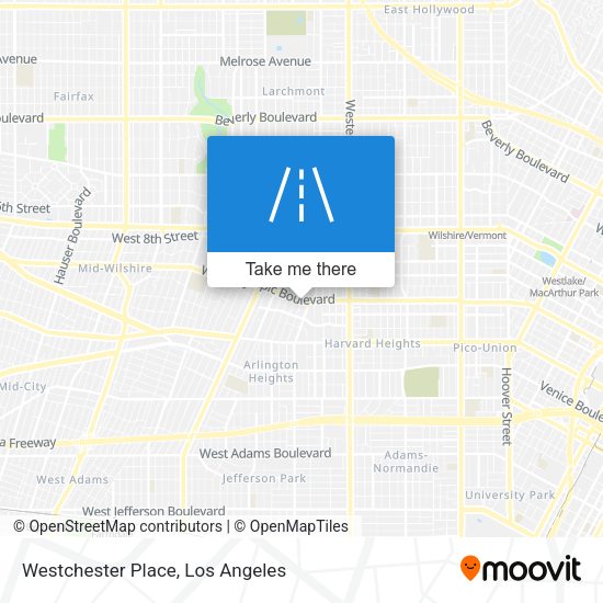 Mapa de Westchester Place