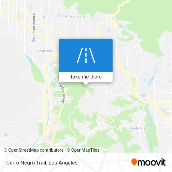 Mapa de Cerro Negro Trail