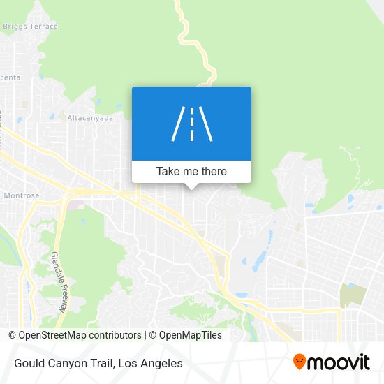 Mapa de Gould Canyon Trail