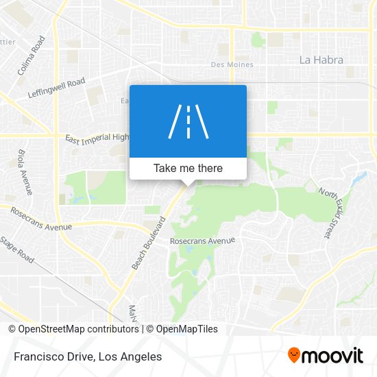 Mapa de Francisco Drive