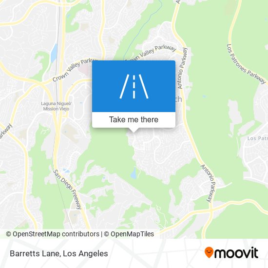 Mapa de Barretts Lane