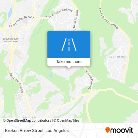 Broken Arrow Street map