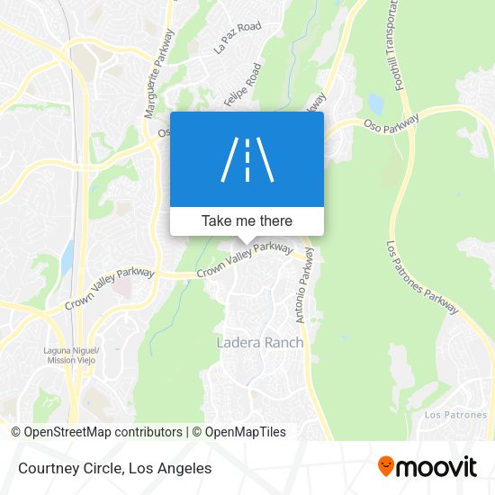 Courtney Circle map
