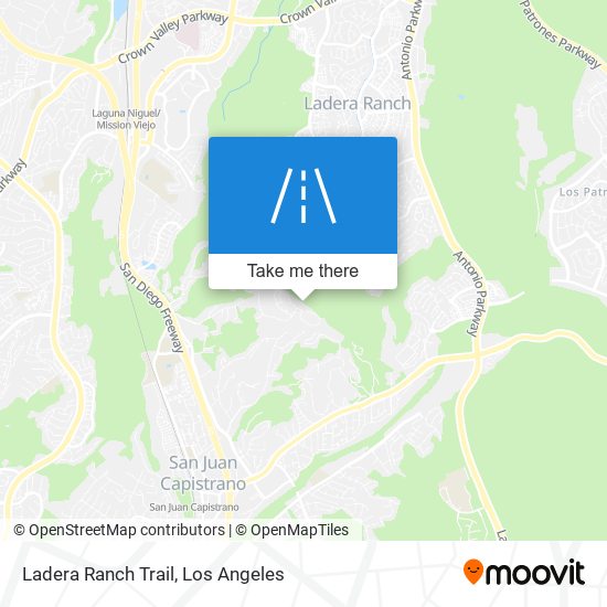 Mapa de Ladera Ranch Trail