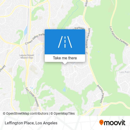 Leffington Place map