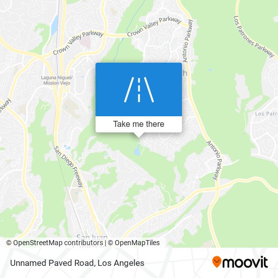 Unnamed Paved Road map