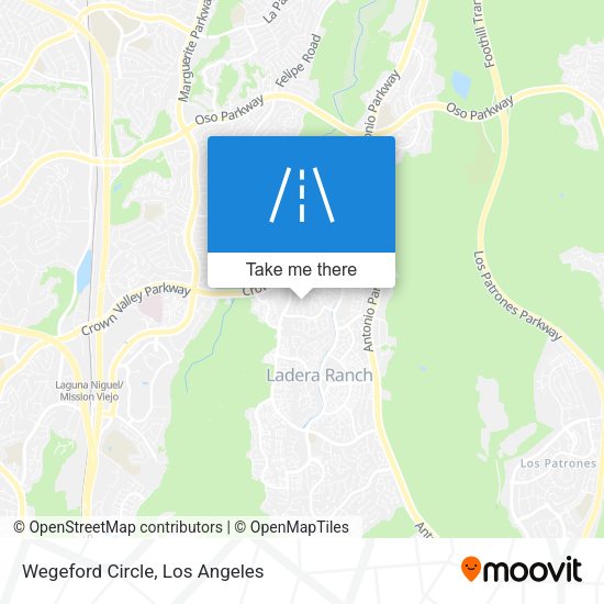 Wegeford Circle map