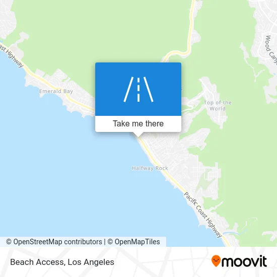 Beach Access map