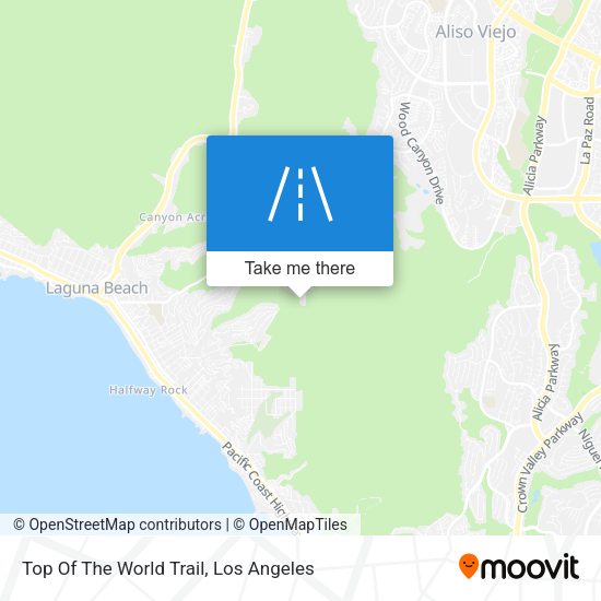 Top Of The World Trail map