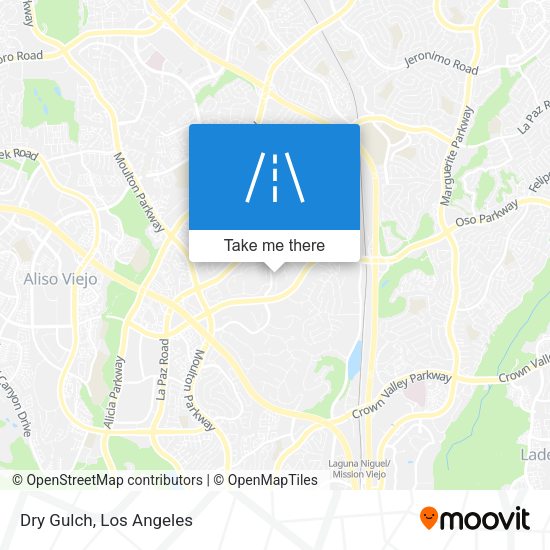 Mapa de Dry Gulch