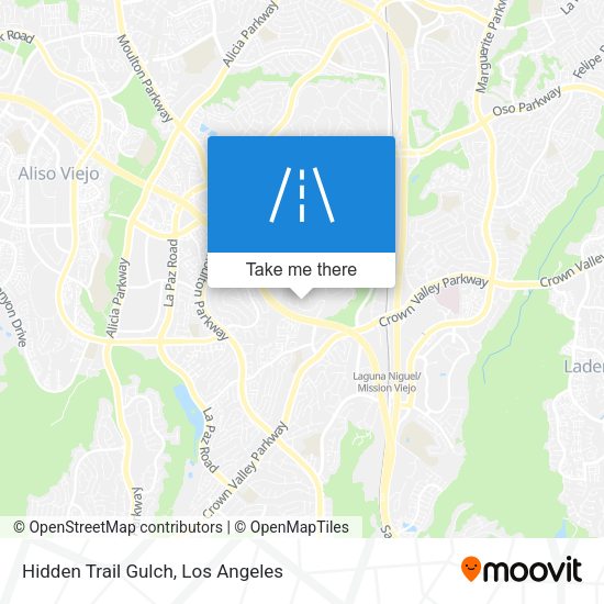 Hidden Trail Gulch map
