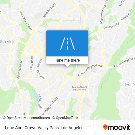 Mapa de Lone Acre Crown Valley Pass