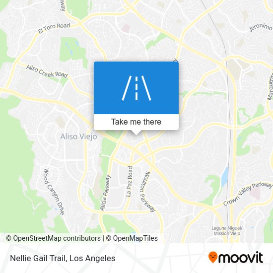 Mapa de Nellie Gail Trail