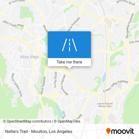 Nellie's Trail - Moulton map