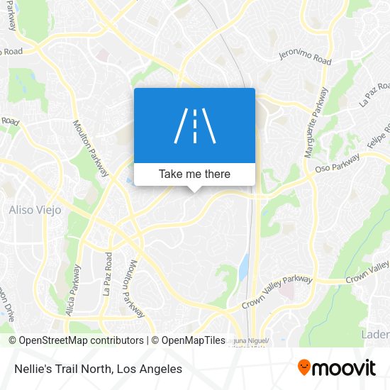 Nellie's Trail North map